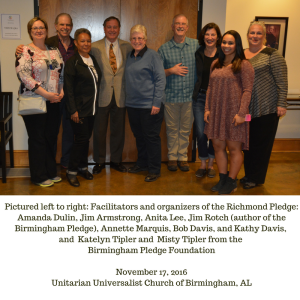 Representatives from the Birmingham Pledge and Richmond Pledge meet